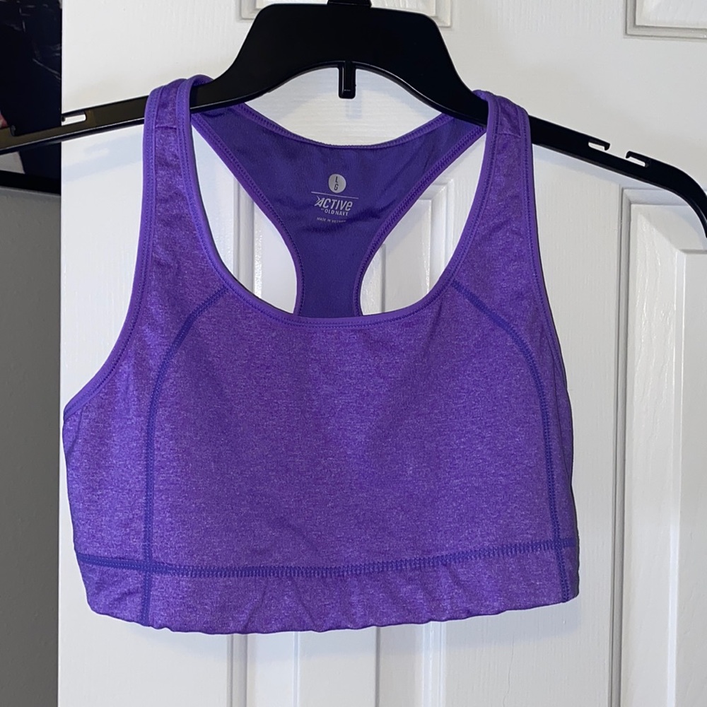 Old Navy Large Purple Racerback Sports Bra - NWOT